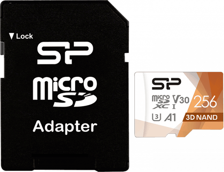 مموری کارت 256 گیگابایت Silicon Power مدل SUPERIOR PRO همراه با آداپتور