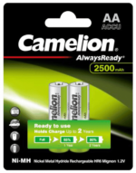 باتری قلمی قابل شارژ CAMELION ظرفیت 2500 میلی آمپر ساعت