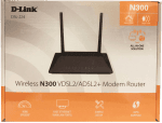 مودم روتر ADSL/VDSL بی سیم D-Link مدل DSL-224