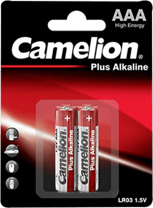 باتری نیم قلمی Camelion مدل PLUS ALKALINE LR03-BP2