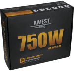 پاور 750 وات AWEST مدل GT-AV750-GF 80Plus Gold