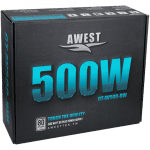 پاور 500 وات AWEST مدل GT-AV500-BW 80Plus Standard