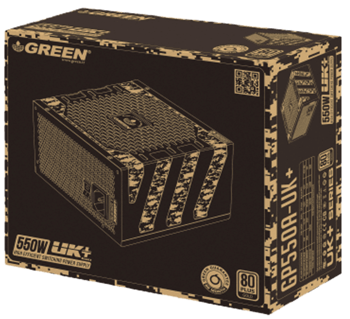 پاور 550 وات Green مدل GP550A-UK 80Plus Gold
