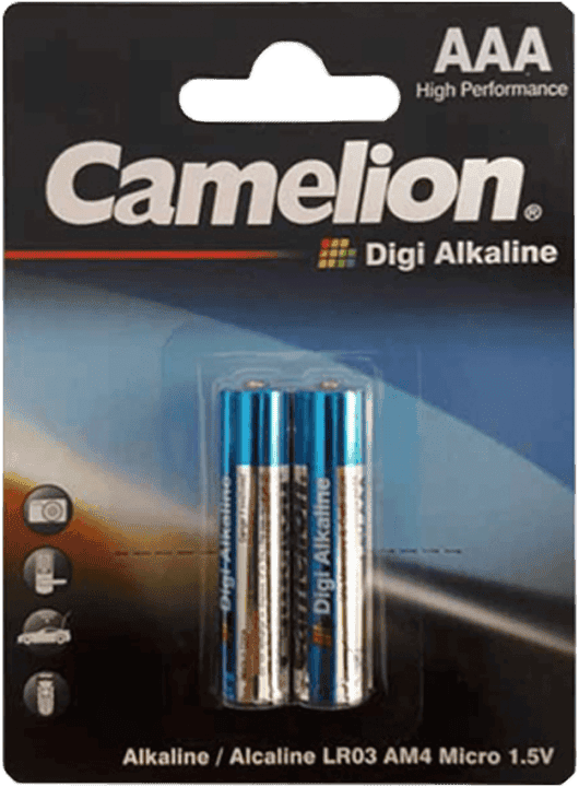 باتری نیم قلمی Camelion مدل LR03-BP2DG