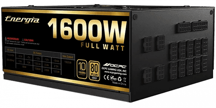پاور 1600 وات Energea مدل OCPC GD-1600 80Plus Gold