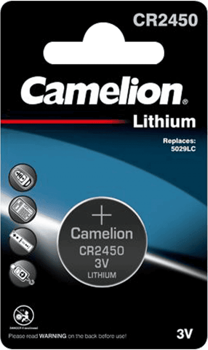 باتری سکه ای Camelion مدل Lithium CR2450-BP1