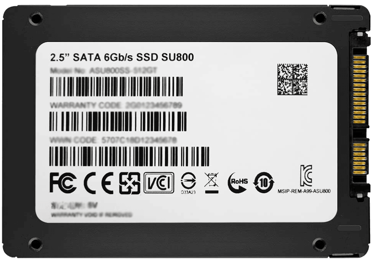 حافظه SSD اینترنال 512 گیگابایت Adata مدل SU800