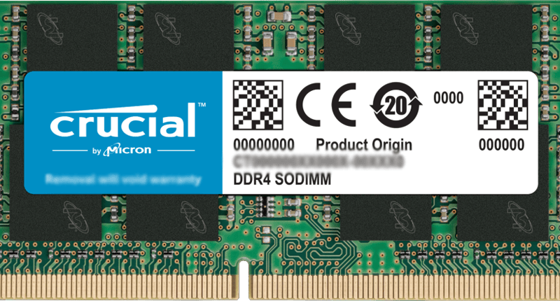 رم لپ تاپ 8 گیگابایت Crucial مدل DDR4 3200MHz