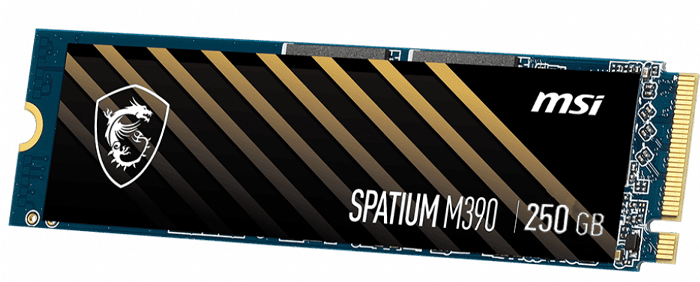 حافظه SSD اینترنال 250 گیگابایت MSI مدل SPATIUM M390 NVME M.2