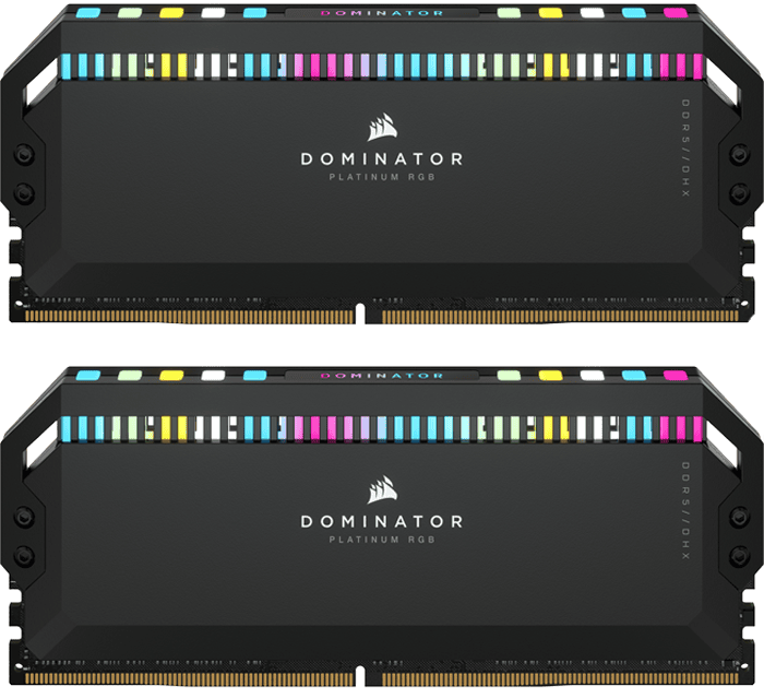 رم دسکتاپ 64 گیگابایت Corsair مدل DOMINATOR PLATINUM RGB DDR5 5200MHz
