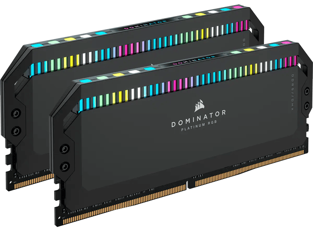 رم دسکتاپ 32 گیگابایت Corsair مدل DOMINATOR PLATINUM RGB DDR5 5200MHz