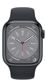 ساعت هوشمند اپل واچ سری 8 مدل 41MM M/L Midnight Aluminum Case با بند اسپورت مشکی
