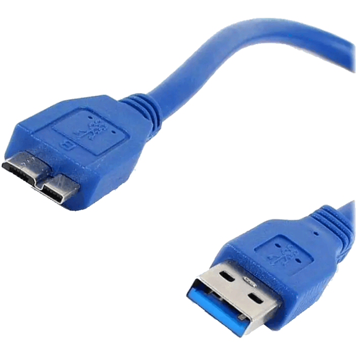 کابل هارد اکسترنال 1 متری USB 3.0 AM به Micro B کی نت