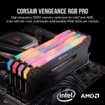 رم دسکتاپ 64 گیگابایت Corsair مدل Vengeance RGB Pro DDR4 3600MHz