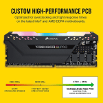 رم دسکتاپ 64 گیگابایت Corsair مدل Vengeance RGB Pro DDR4 3600MHz