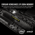 رم دسکتاپ 64 گیگابایت Corsair مدل VENGEANCE LPX DDR4 3200MHz