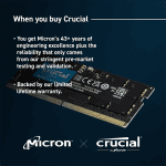 رم لپ تاپ 8 گیگابایت Crucial مدل CT8G48C40S5 DDR5 4800MHz