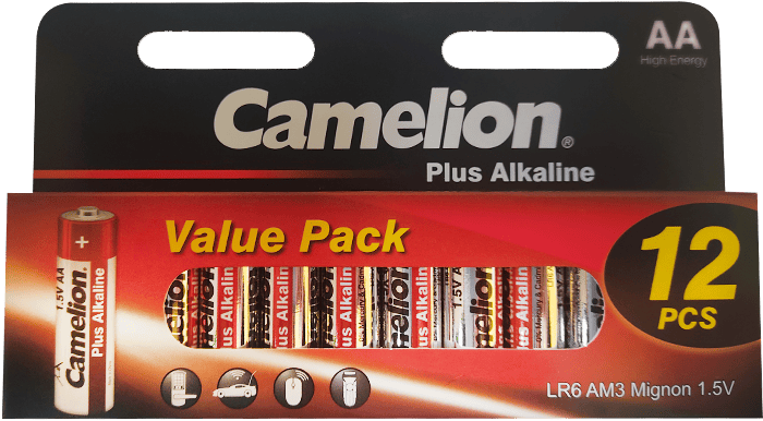باتری قلمی Camelion مدل Plus Alkaline LR6-HP12
