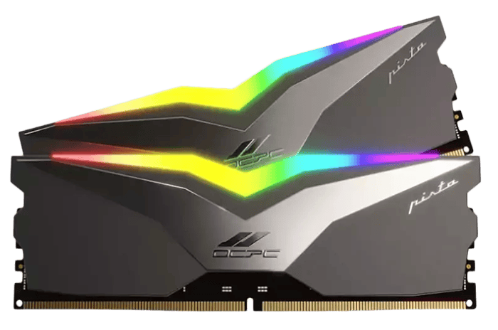 رم دسکتاپ 32 گیگابایت OCPC مدل PISTA RGB DDR5 5200MHz