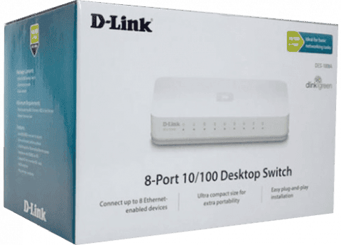 سوییچ 8 پورت D-LINK مدل DES-1008C