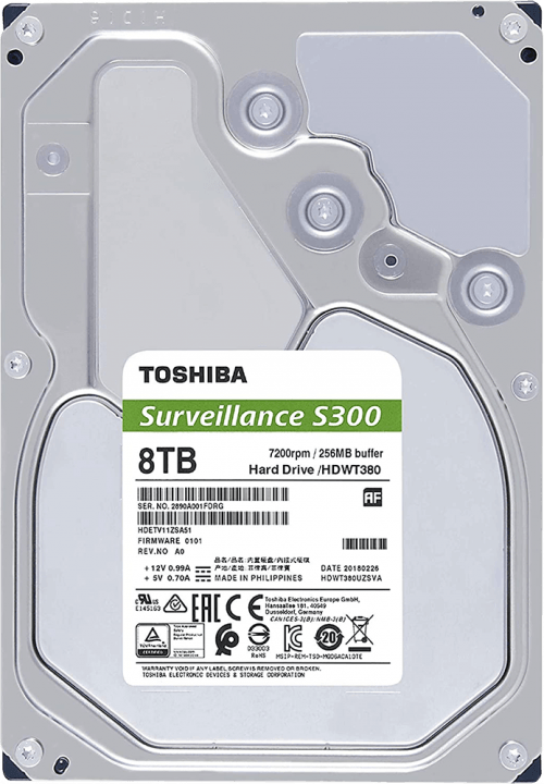 هارد اینترنال 8 ترابایت Toshiba مدل SURVEILLANCE S300 HDWT380