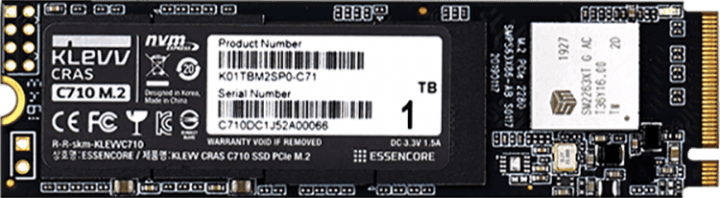 حافظه SSD اینترنال 1 ترابایت KLEVV مدل CRAS C710 NVMe M.2