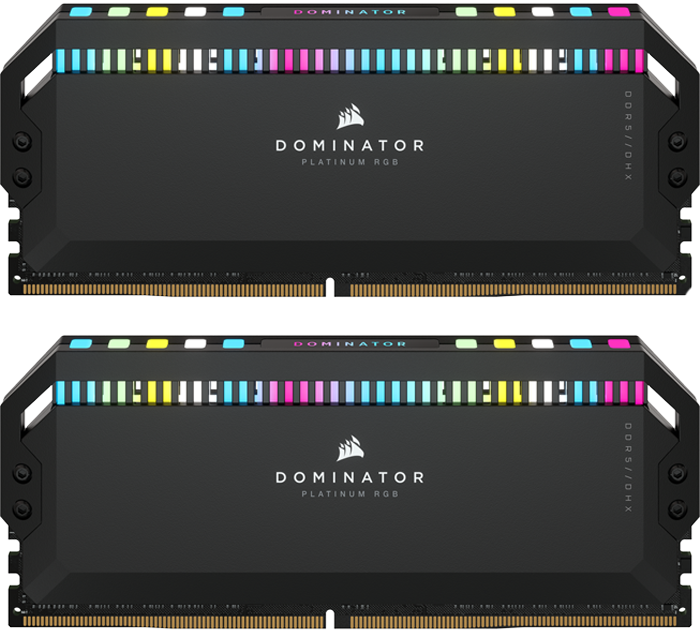 رم دسکتاپ (32GB*2) 64 گیگابایت Corsair مدل DOMINATOR PLATINUM RGB DDR5 5200MHz