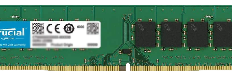 رم دسکتاپ (16GB*1) 16 گیگابایت Crucial مدل CB16GU2666 DDR4 2666 (2400)MHz