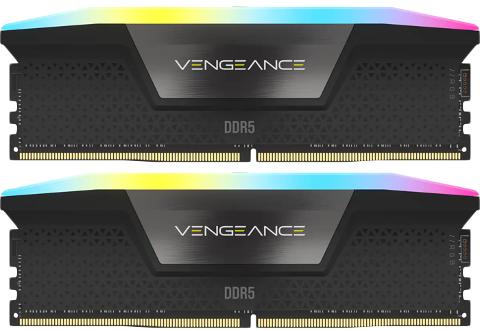 رم دسکتاپ (48GB*2) 96 گیگابایت Corsair مدل VENGEANCE RGB DDR5 5200MHz