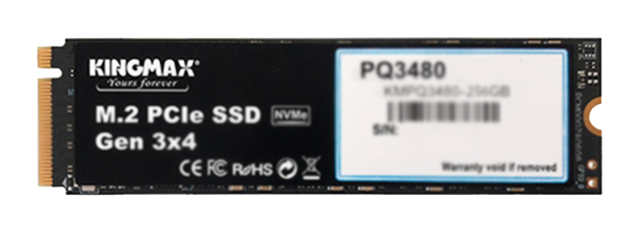 حافظه SSD اینترنال 256 گیگابایت Kingmax مدل PQ3480 NVMe M.2