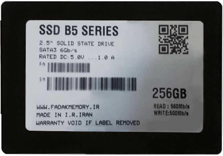 حافظه SSD اینترنال 256 گیگابایت FDK مدل B5 SERIES
