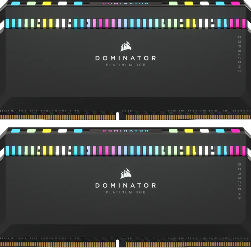 رم دسکتاپ (32GB*2) 64 گیگابایت Corsair مدل DOMINATOR PLATINUM RGB DDR5 6000MHz