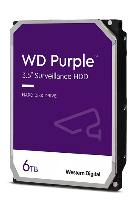 هارد اینترنال 6 ترابایت WD مدل Purple Surveillance WD64PURZ