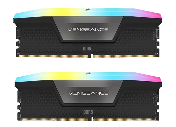 رم دسکتاپ (16GB*2) 32 گیگابایت Corsair مدل VENGEANCE RGB DDR5 6200MHz
