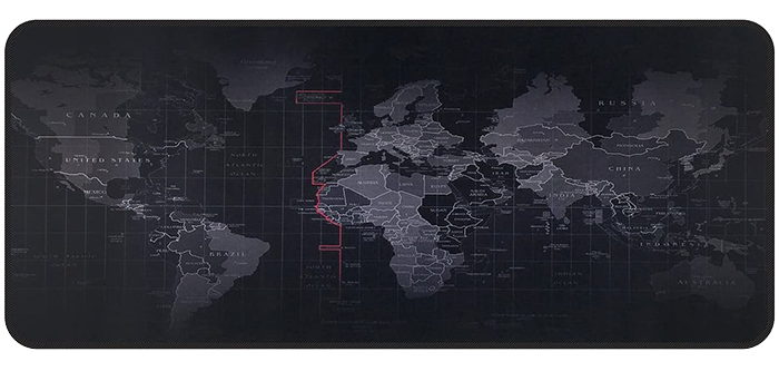 موس پد گیمینگ طرح نقشه جهان