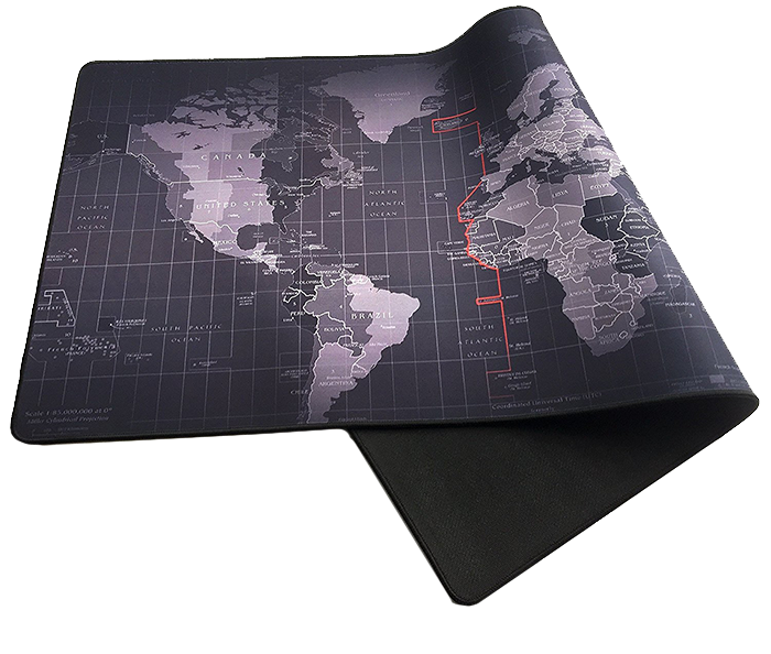 موس پد گیمینگ طرح نقشه جهان