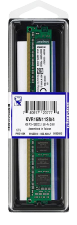 رم دسکتاپ (2GB*1) 2 گیگابایت Kingston مدل KVR16N11/2 DDR3 1600MHz