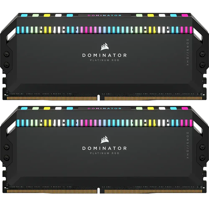 رم دسکتاپ (32GB*2) 64 گیگابایت Corsair مدل DOMINATOR PLATINUM RGB DDR5 6400MHz