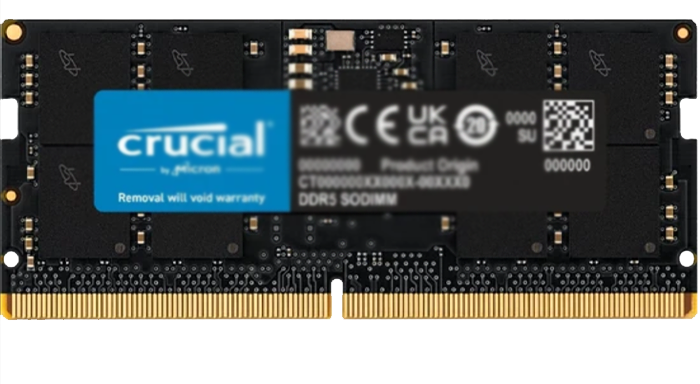 رم لپ تاپ 16 گیگابایت Crucial مدل CB16GS4800 DDR5 4800MHz