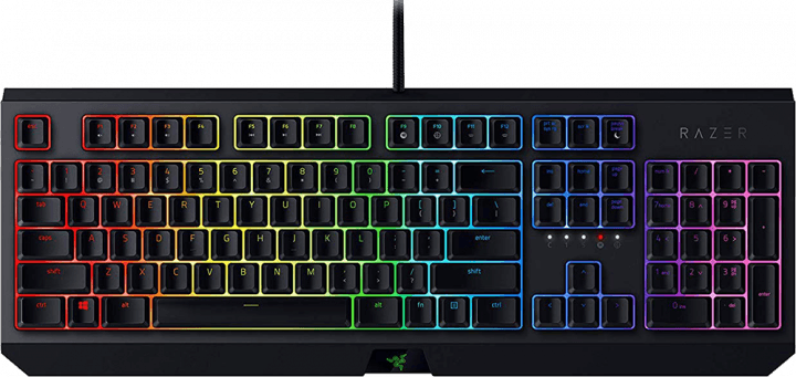 کیبورد سیمی Razer مدل GAMING BLACKWIDOW 2019 با سوییچ سبز