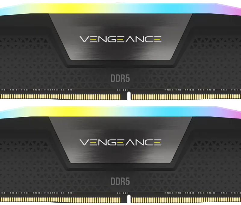 رم دسکتاپ (16GB*2) 32 گیگابایت Corsair مدل VENGEANCE RGB DDR5 5600MHz