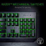 کیبورد سیمی گیمینگ Razer مدل BlackWidow Essential Pro با سوییچ سبز
