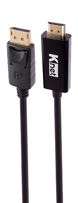 کابل 1.5 متری DisplayPort به HDMI کی نت مدل K-CODP2HD15