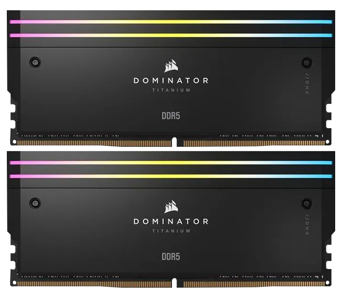 رم دسکتاپ (16GB*2) 32 گیگابایت Corsair مدل DOMINATOR TITANIUM RGB DDR5 6000MHz