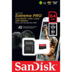 مموری کارت 64 گیگابایت Sandisk مدل Extreme PRO کلاس 10 استاندارد UHS-I U3